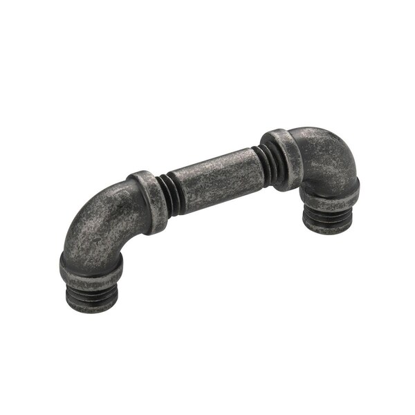 Belwith Products Belwith 3 in. Pipeline Cabinet Pull Center to Center, Black Nickel Vibed BWHH076013 BNV - main